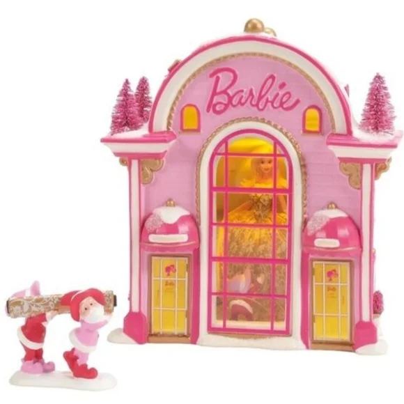 Dept 56 North Pole Series Barbie Gown Boutique - Picture 4 of 5
